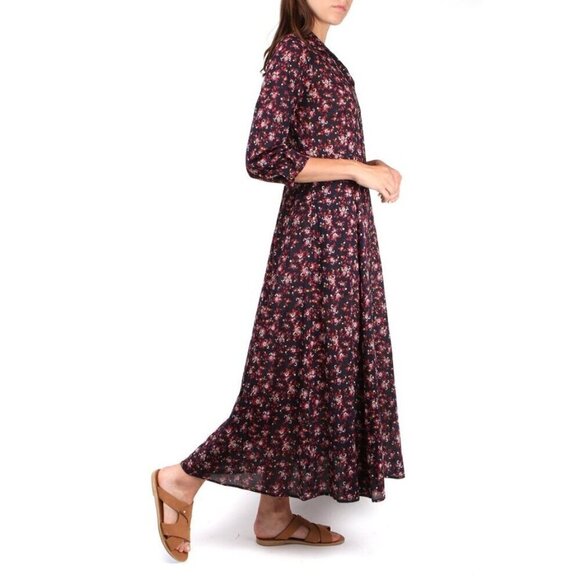 💕XIRENA💕 Dalton Maxi Dress ~ Secret Garden Micro Ditsy Floral Print XS - Picture 5 of 14